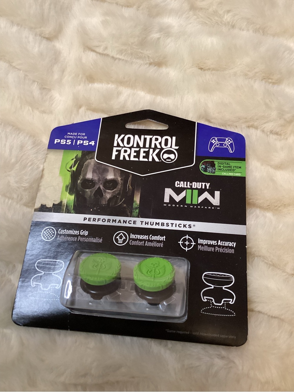 Call of Duty MWII Green Performance Thumbsticks for PS5/PS4